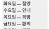 직장인들이 느끼는 요일별 느낌 ㅋㅋ