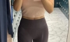 현실적인 헬스장 레깅스 몸매