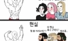 헬스장 다니는 남자의 이상과 현실