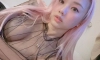 진짜 예쁜 핑크머리 혼혈녀