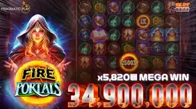 파이어 포탈스 x5,820배 메가윈!! [프라그마틱] 3,500만원 당첨!!