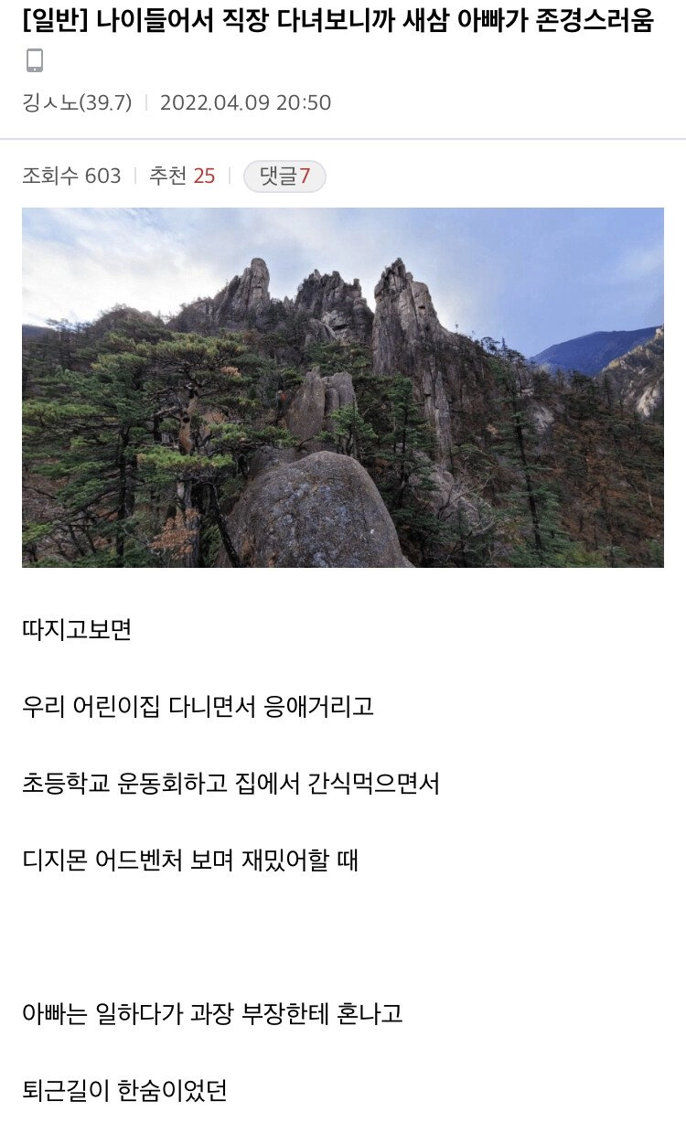 c2483ec92fa5edff00815f7811472449.webp 나이들어서 직장 다녀보니까 새삼 아빠가 존경스러움