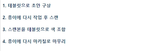 원피스 최신화 오다 일러스트 작업 과정