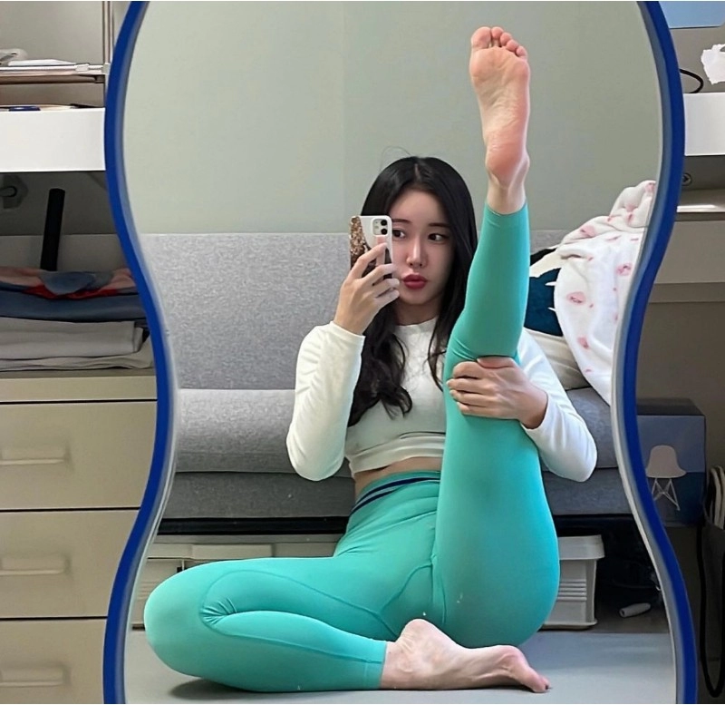 인스타 레깅스녀