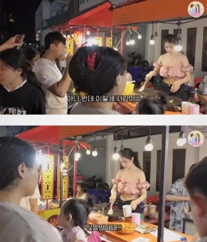라오스에서 가장 유명한 노점상