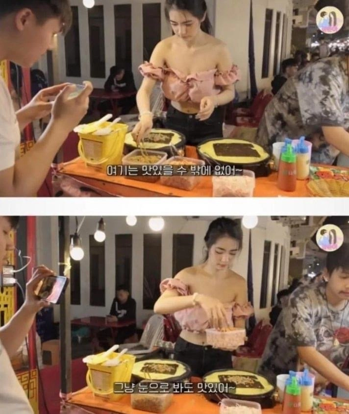 라오스에서 가장 유명한 노점상