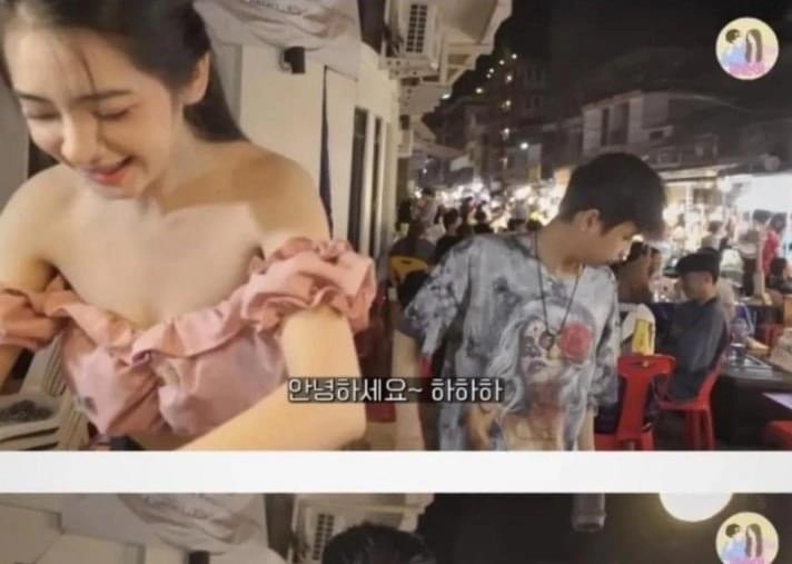 라오스에서 가장 유명한 노점상