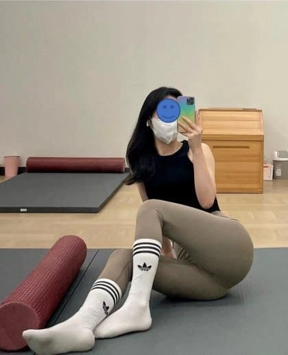 인스타 레깅스 오운완 자세