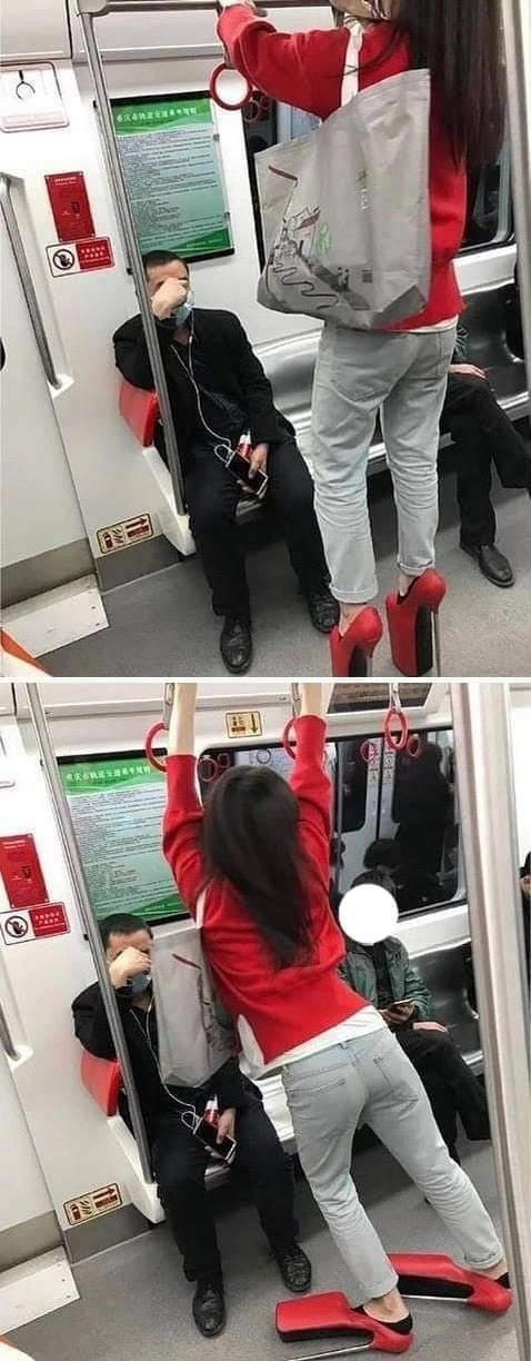 중국 하이힐녀