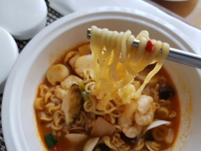 신라호텔 룸서비스 라면 클라쓰