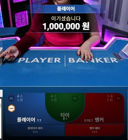 바카라 수익!