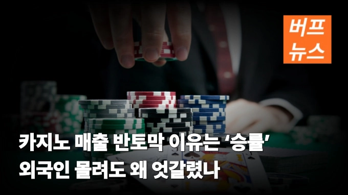 카지노 매출 반토막 이유는 ‘승률’…외국인 몰려도 왜 엇갈렸나