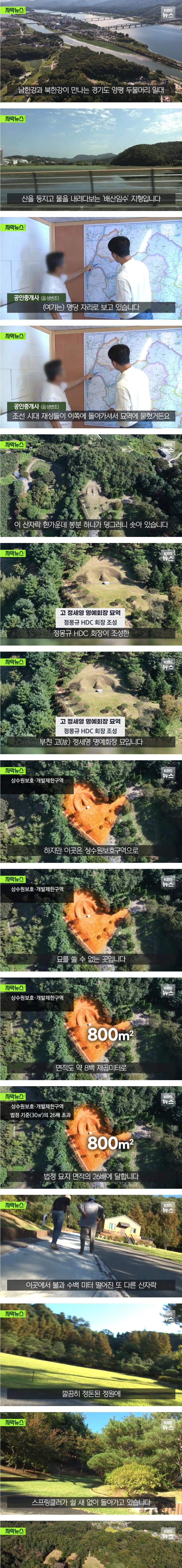 명당 차지한 범현대가 2세들…취재가 시작되자 '시정하겠다'