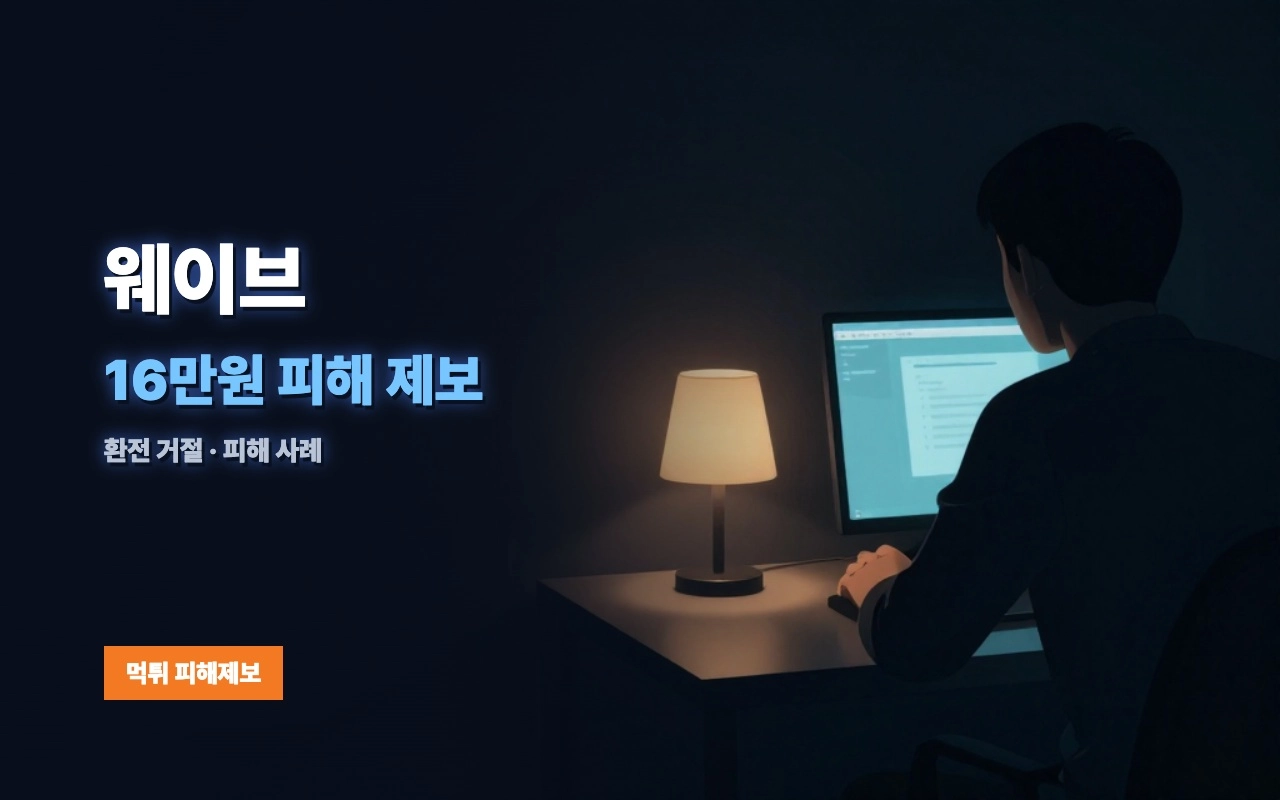 웨이브 먹튀