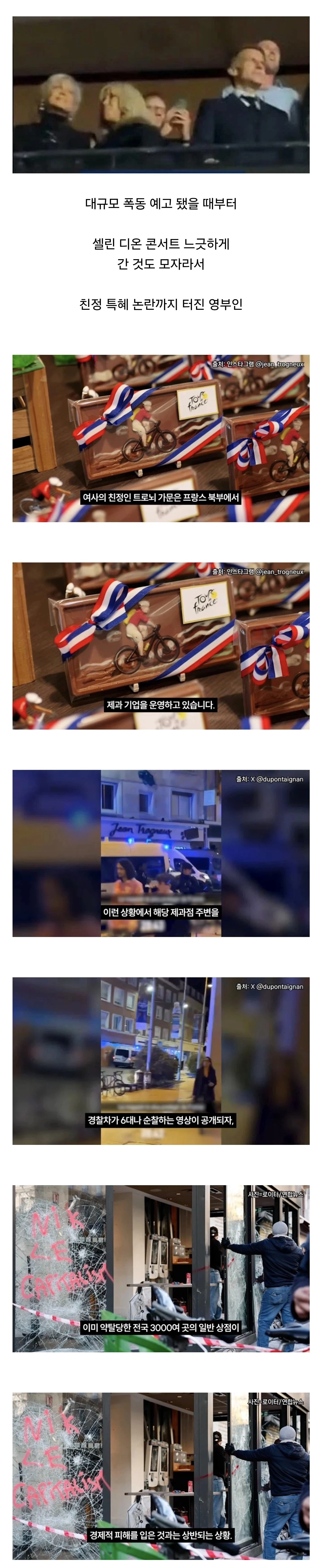 프랑스 폭동에 멀쩡했던 '초콜릿 가게' 정체