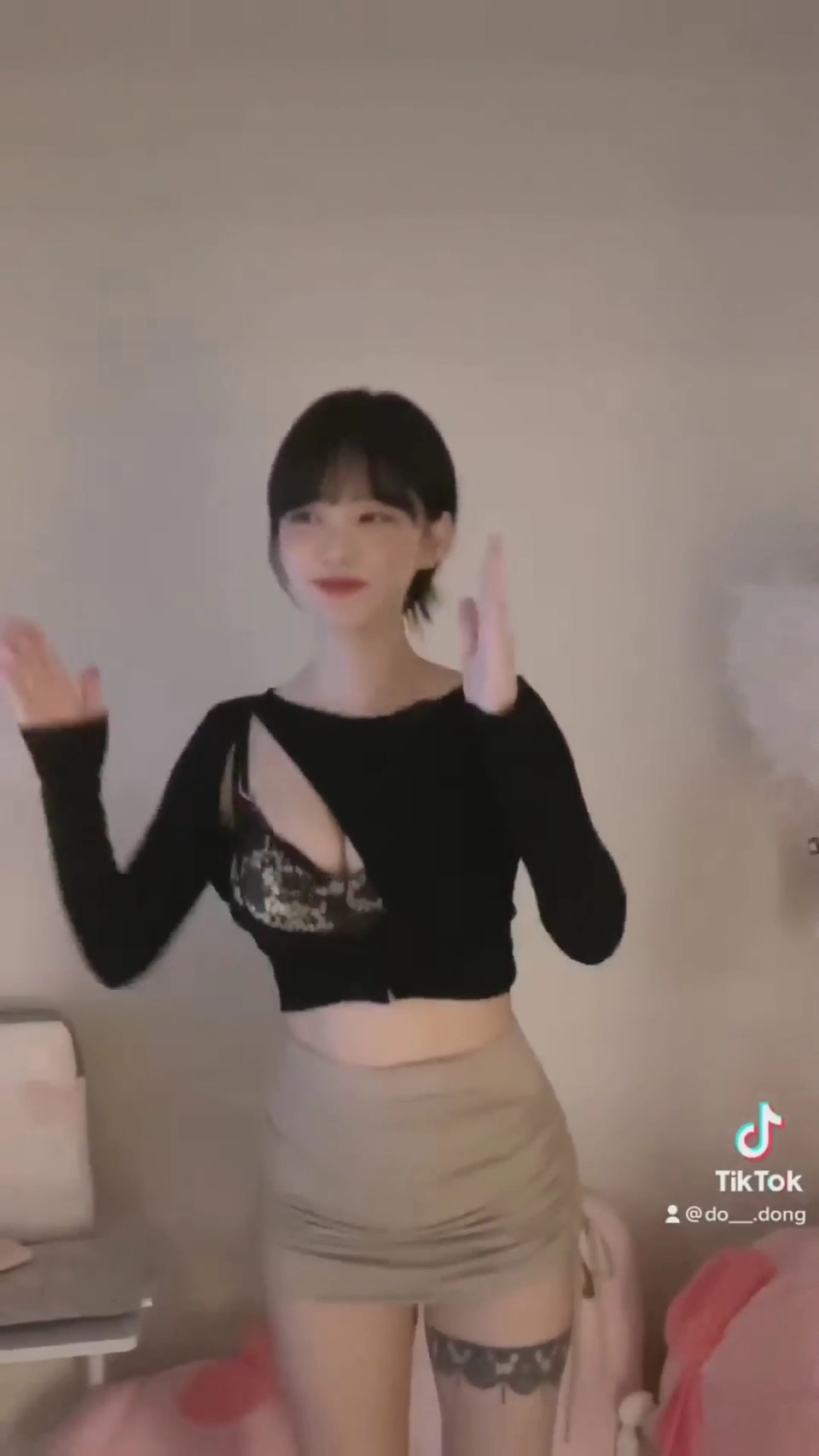 츄정 ㄲㅈ 다보이는 브라입고 클럽댄스