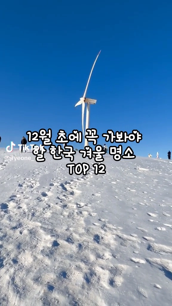 12월 관광명소