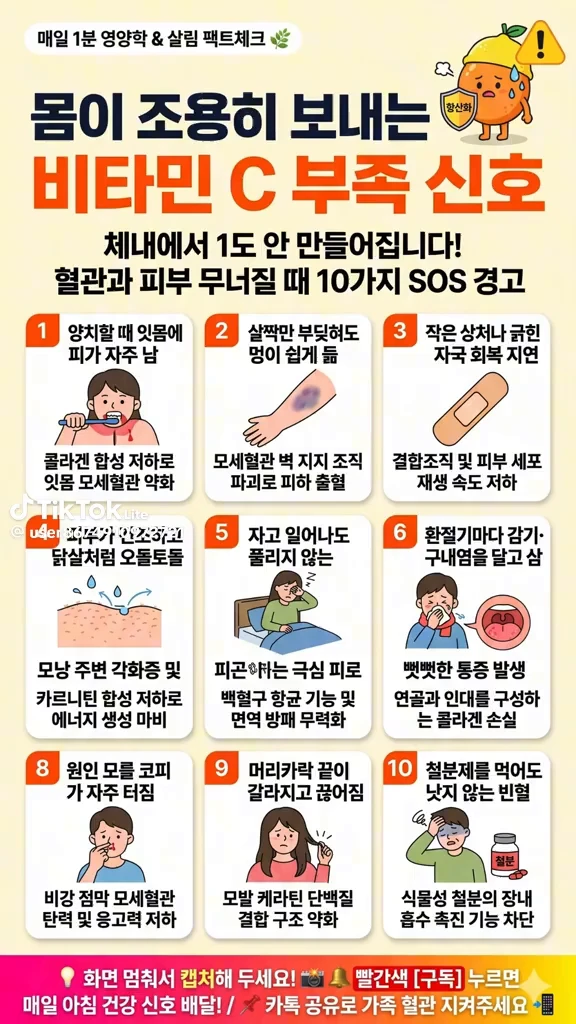 비타민c부족신호